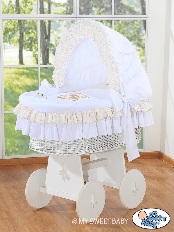 Berceau Bebe Osier Teddy Blanc Berceaux Osier Berceau Bebe Osier Teddy Blanc Berceaux Osier