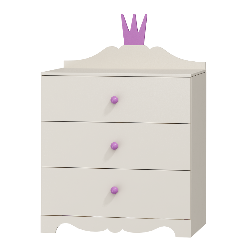 Commode Princesse commode princesse 3 tiroirs princesse collection Commode Princesse commode princesse 3 tiroirs princesse collection