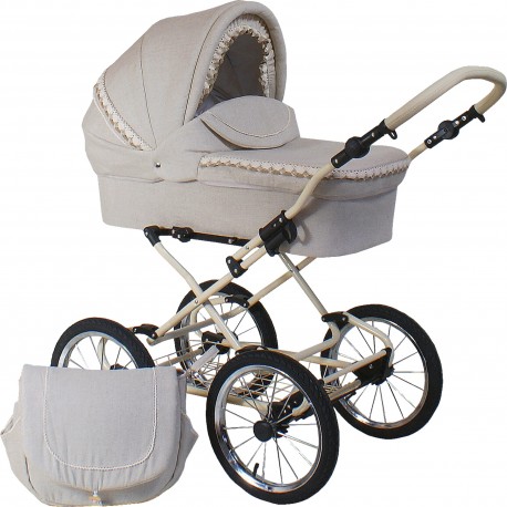Poussette Classique Belletti 3 en 1 Lin Collection