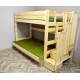Lit superposé Iris avec escalier rangement et matelas 200x90 et 200x120 cm