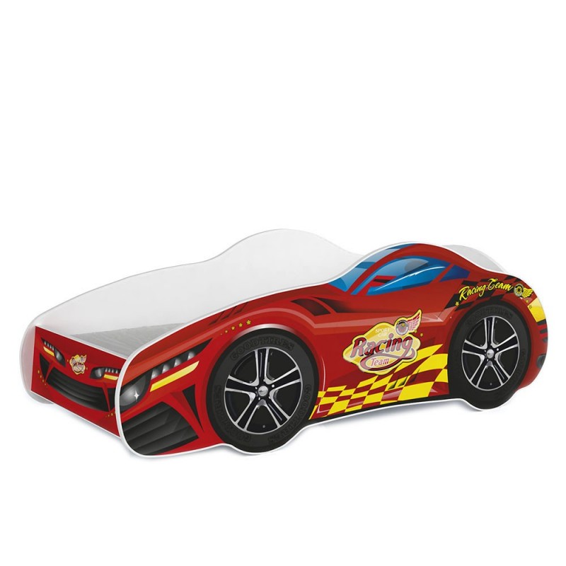 Lit Voiture Fille Garçon 140x70 Cm Lits En Forme De Voitures