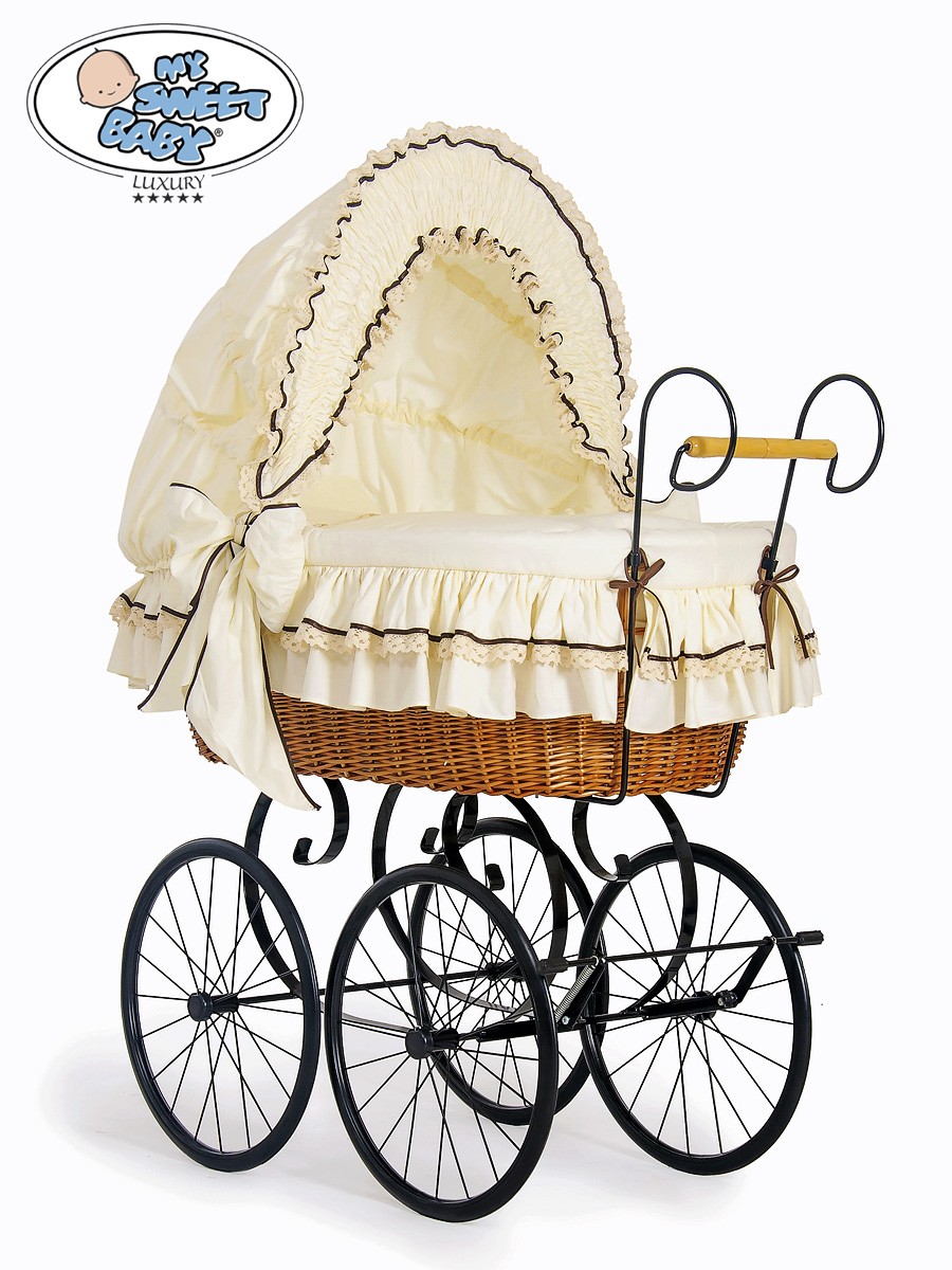 Berceau Bebe Vintage Retro Osier Creme Noir Berceaux Osier Berceau Bebe Vintage Retro Osier Creme Noir Berceaux Osier